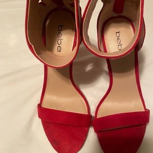 Bebe velvet sandals